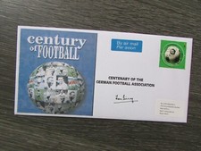 Tom Finney England Footballer Hand Signed Century of Football First Day Cover