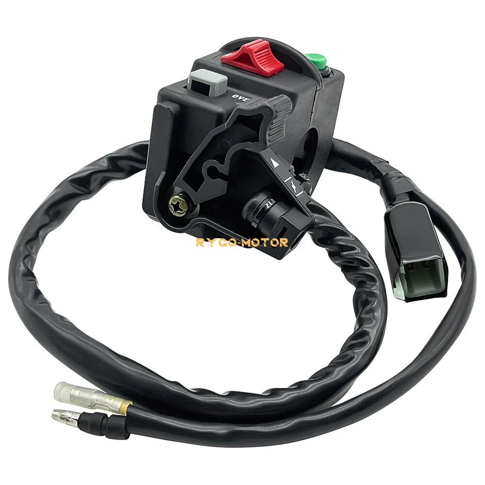 Left Handlebar Switch Start Stop Headlight for Kawasaki Prairie 360 KVF360 03-13 - Image 4 of 4