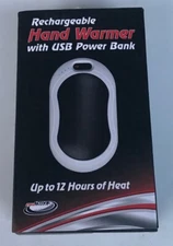 Pro Active Rechargeable Hand Warmer USB Power Bank Inc. Cable, Bag, Lanyard SDS