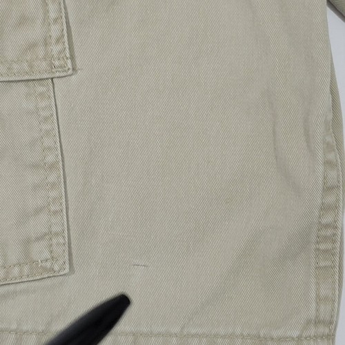 Vintage Y2K Lee Pipes Shorts Boys Youth Size XS 22" Khaki Skate Cargo Grunge 90s - Picture 15 of 15