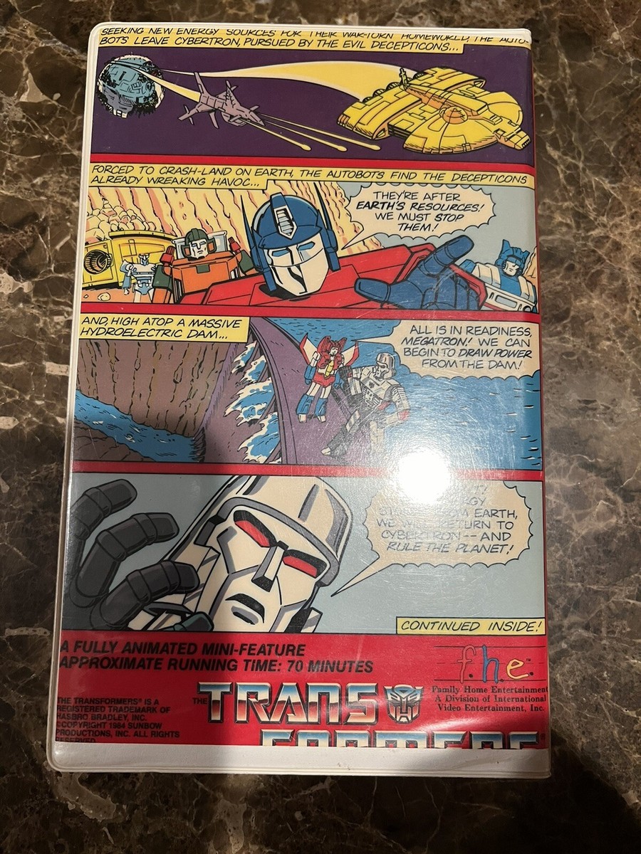 Transformers More Than Meets The Eye Vol. 1 1984 Beta Video