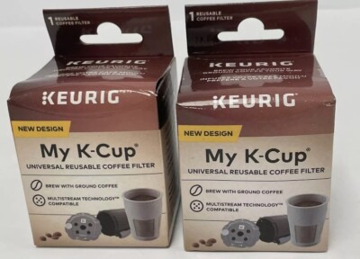 2 Pieces NEW Keurig My K-Cup Universal Reusable Filter MultiStream Technology