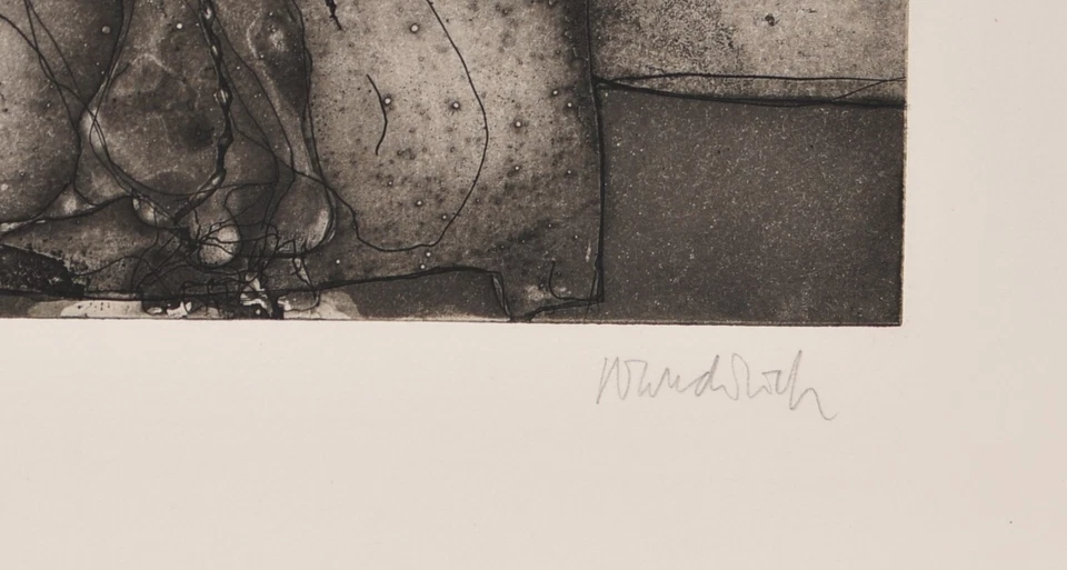 Paul Wunderlich/1961/Liegender Mann/Radierung/e.a. Exemplar /selten/handsigniert - Bild 4 von 4