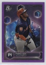 2022 Bowman Platinum Precious Elements Purple 69/250 Pedro Leon #PE-10 8d2