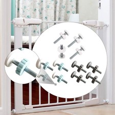 4Pcs Baby Gate Threaded Spindle Rods Hardware Versatile Use Replacement Quick