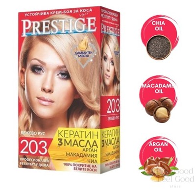 PRESTIGE Permanent Haarfarbe Colorant Intensive Color Pflegt 100% Grau Deckkraft