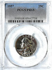 1957-P WASHINGTON SILVER QUARTER PROOF (PCGS PR68) HARD TO FIND / UNC / RARE