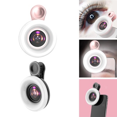 Handy-Fülllicht 15x Makroobjektiv 53 LED für Android-Smartphone-Make-up