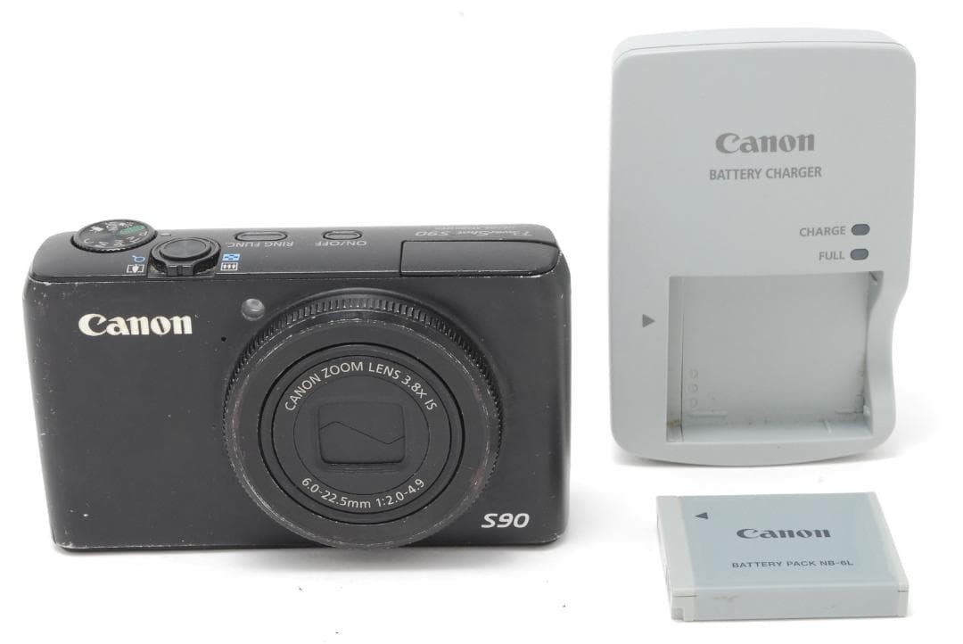 Canon S90 Digital Camera with Charger Compact High Performance Tested