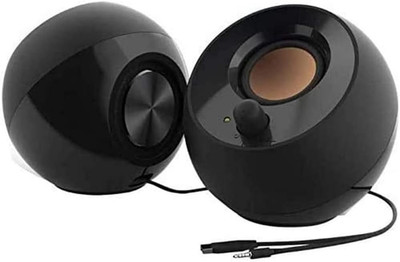 Creative Pebble - 2.0 Usb-Betriebene Desktop-Lautsprecher (Schwarz)