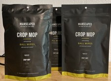 Manscaped Crop Mop Anti-Chafing, Deodorizing Ball Wipes - 3 PK/45 Wipes