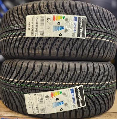 2X Goodyear Vector 4S 215/45 ZR16 XL 90V 215 45 16 GANZJAHRESSCHNEE 2154516 C+B