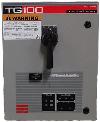 Current Technology 900-0174-005-32 TransGuard TG100 Surge Suppressor Working