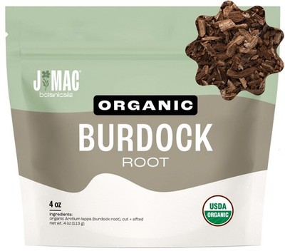 J Mac Botanicals Organic Burdock Root Herbal Tea  4 oz