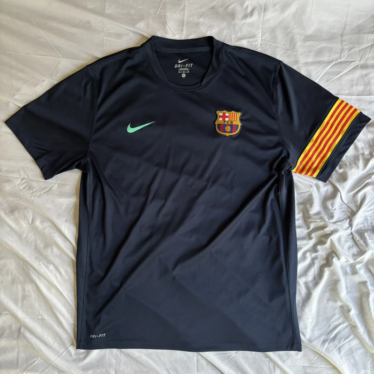 Nike FC Barcelona Black International Club Soccer Fan Apparel and