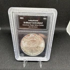 Bradford Exchange U.S. Mint American Eagle 2001 1 oz Silver Dollar .999