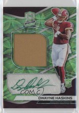 2019 Panini Spectra Rookie Neon Green Prizm 12/50 Dwayne Haskins Patch Auto 04t7