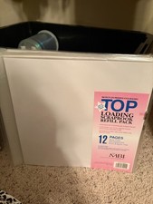 Scrapbook Refill Pack 12 in Each Pack Clear Page Protectors 4 Packs