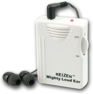 Reizen Mighty Loud Ear 120Db Personal Sound Hearing Amplifier with Earphones ..
