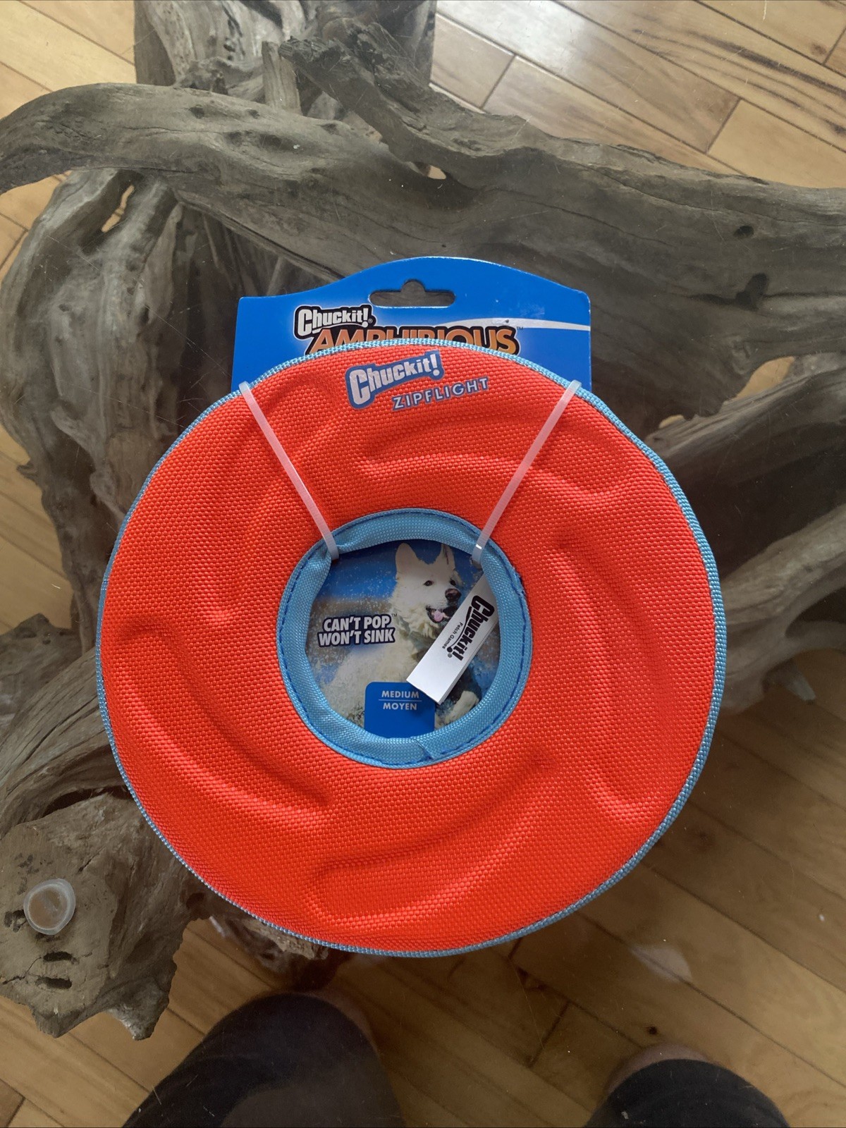 ChuckIt Amphibious ZipFlight Floating and Flying Disc Dog To
