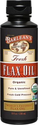 Barlean's Organic Flaxseed Oil Liquid from Fresh Cold Pressed Flax Seeds, 7,640m