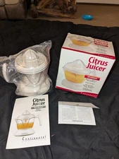 Continental Electric 24 oz Citrus Juicer - White, Open Box Unused