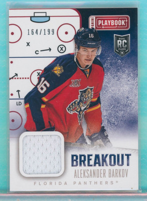   2013-14 Panini Playbook Breakout  /299 Aleksander Barkov #B-AB Rookie RC