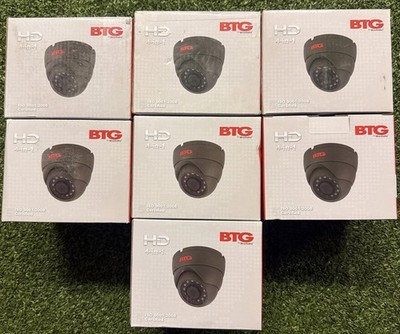 7 Bolide Dome Security Camera Eyeball Lens Fixed 2MP 2.8mm 1080P BTG1209IROD/AHQ