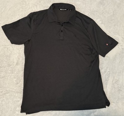 Travis Mathew Simon Keith Foundation Golf POLO SHIRT Large L Embroidered Dark