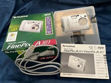 Fujifilm FinePix A303 3.2MP Vintage Camera Y2K Digicam TESTED with xD Card