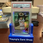 1999 Topps - Nolan Ryan Reprints Nolan Ryan #6 Refractor Finest 1973 Topps PSA 8