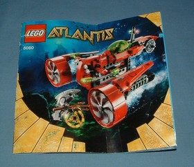ATLANTIS, TYPHOON TURBO SUB SET 8060 - LEGO - 2010 - USED