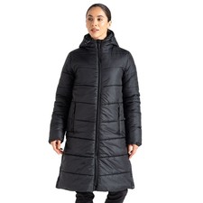 Image of Dare 2B Womens/Ladies Distinguish Baffled Padded Jacket12 UK Black RG11118