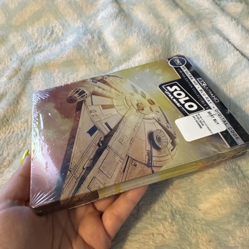 Solo: A Star Wars Story Steelbook Best Buy (4K + Blu-ray ) **NEW* W~ Damage *** - Picture 11 of 13