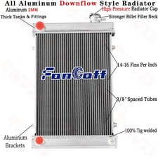 Aluminum 3 Row Radiator For Lincoln Welder Vantage 400 500 500I w/ Perkins Eng