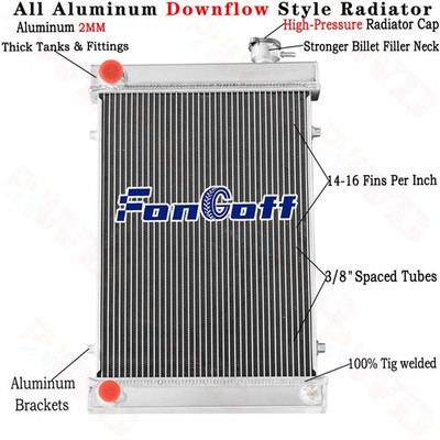 CAG31154 3 Row Radiator fit Lincoln Welder Vantage 400 500 500i w/Perkins Engine