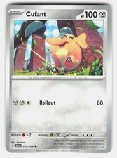 Pokemon TCG Cufant Journey Together 109/159 Common NM