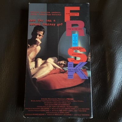 Frisk 1996 VHS Todd Verow Strand Releasing Drama Rare West Coast Video Ex Rental