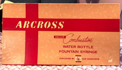 VTG ARCROSS AF213 DELUXE COMBINATION WATER BOTTLE FOUNTAIN DOUCHE ENEMA SYRINGE