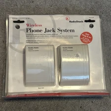 RadioShack Wireless Phone Jack System 43-160 Base Unit Extension Jack & 6ft Cord