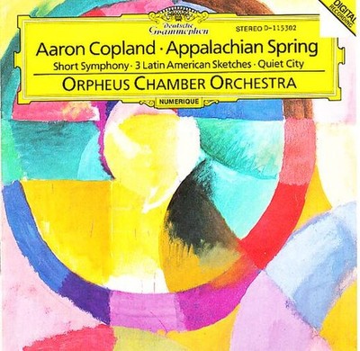 ORPHEUS CHAMBER ORCH. CD Aaron Copland: Appalachian Spring, Short Symphony