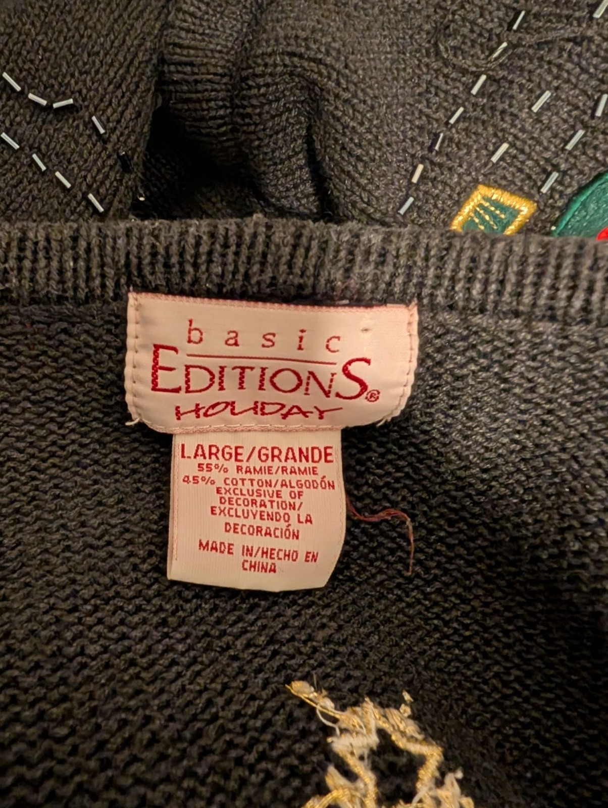 Vintage Basic Edition Large Christmas Tree Ugly S… - image 4