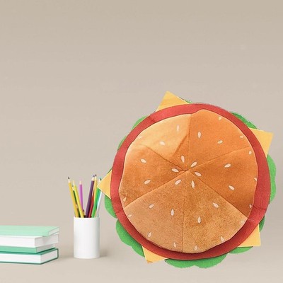 Hamburger-Hut, Cheeseburger-förmige Kappe, Kopfbedeckung, Kostüm für Kinder