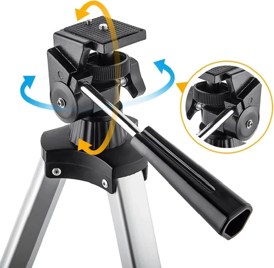 70mm Aperture 400mm AZ Mount Astronomical Refracting Telescope for Kids Beginner - Image 4 of 4