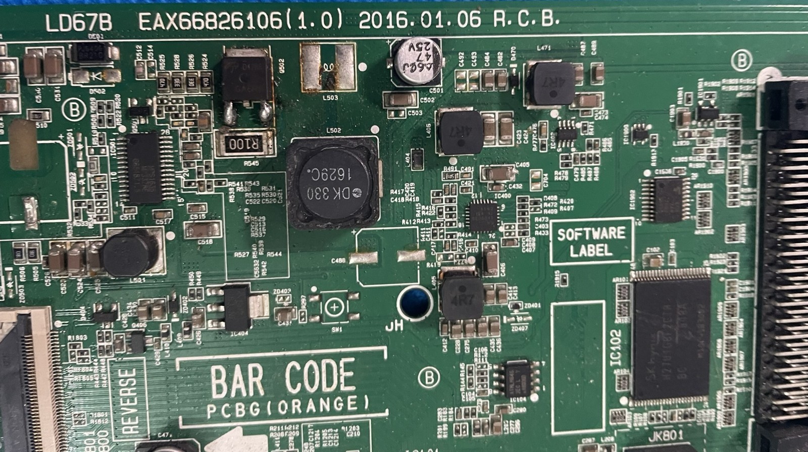 Despiece Smart TV LG 43LH5100-ZE, EAX66826106 (1.0). foto 4
