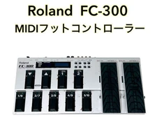 Roland FC-300 MIDI Foot Controller Pedal Board Tested Adapter Battery OK Japan
