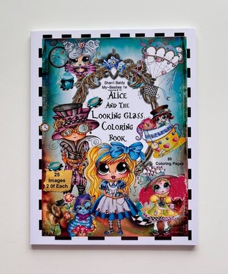 Alice and the Looking Glass Coloring Book   Sherri Baldy   My Besties  (Neu)