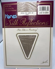 Vintage Hanes Silk Reflections Control Top 717 Pantyhose AB Clay