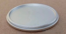 Metal Screw-in Front Lens Cap Silver for Leica Canon Nikon Voigtlander 37-82mm