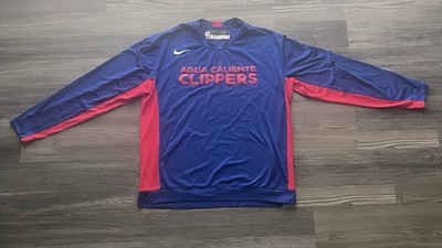 2017-2022 Agua Caliente Clippers Nike G-League TEAM ISSUED Warmup L/S shirt sz M
